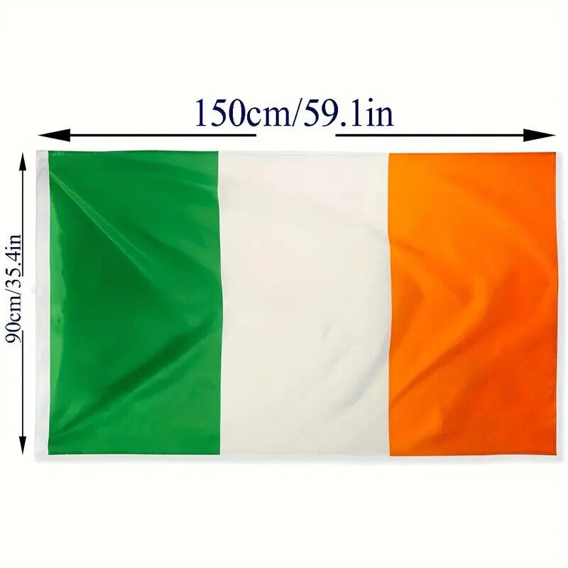 National Flag Of Ireland Flag Banner NEW! 3 ft x 5 ft Home & Garden:Yard, Garden & Outdoor Living:Décor:Flags Cozy Home Treasures